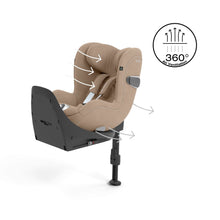 Load image into Gallery viewer, Cybex Sirona T i-Size Car Seat - Cozy Beige Plus

