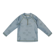 Load image into Gallery viewer, Little Dutch Swim T-shirt long sleeves - Sea Life Olive
