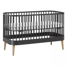 Load image into Gallery viewer, VOX Paris &amp; Canne Baby Cot Bed 2 Piece Set - Black
