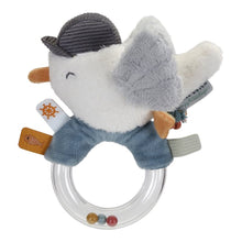 Load image into Gallery viewer, Little Dutch Rattle Ring - Seagull
