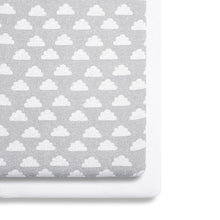 Load image into Gallery viewer, Snuz 2 Pack Crib Fitted Sheets - Clouds
