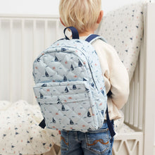 Load image into Gallery viewer, Cam Cam Copenhagen Mini Backpack - Sailboats
