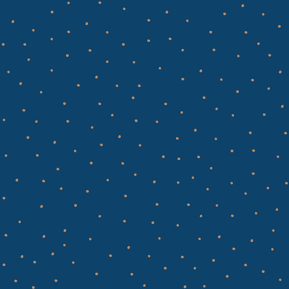 DEKORNIK WALLPAPER - SIMPLE tiny speckles navy blue  - L: 50 x H: 280