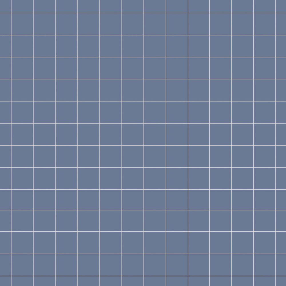 DEKORNIK WALLPAPER - SIMPLE check pattern small dove blue  - L: 50 x H: 280
