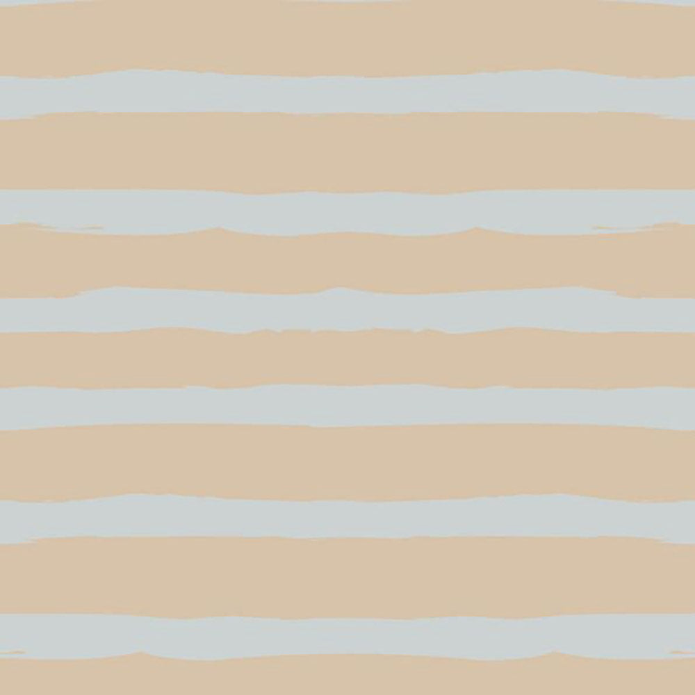 DEKORNIK WALLPAPER - Irregular Stripes Beige Blue - L: 50 x H: 280