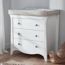 Load image into Gallery viewer, Cuddleco Clara 3 Drawer Dresser &amp; Changer - Driftwood Ash
