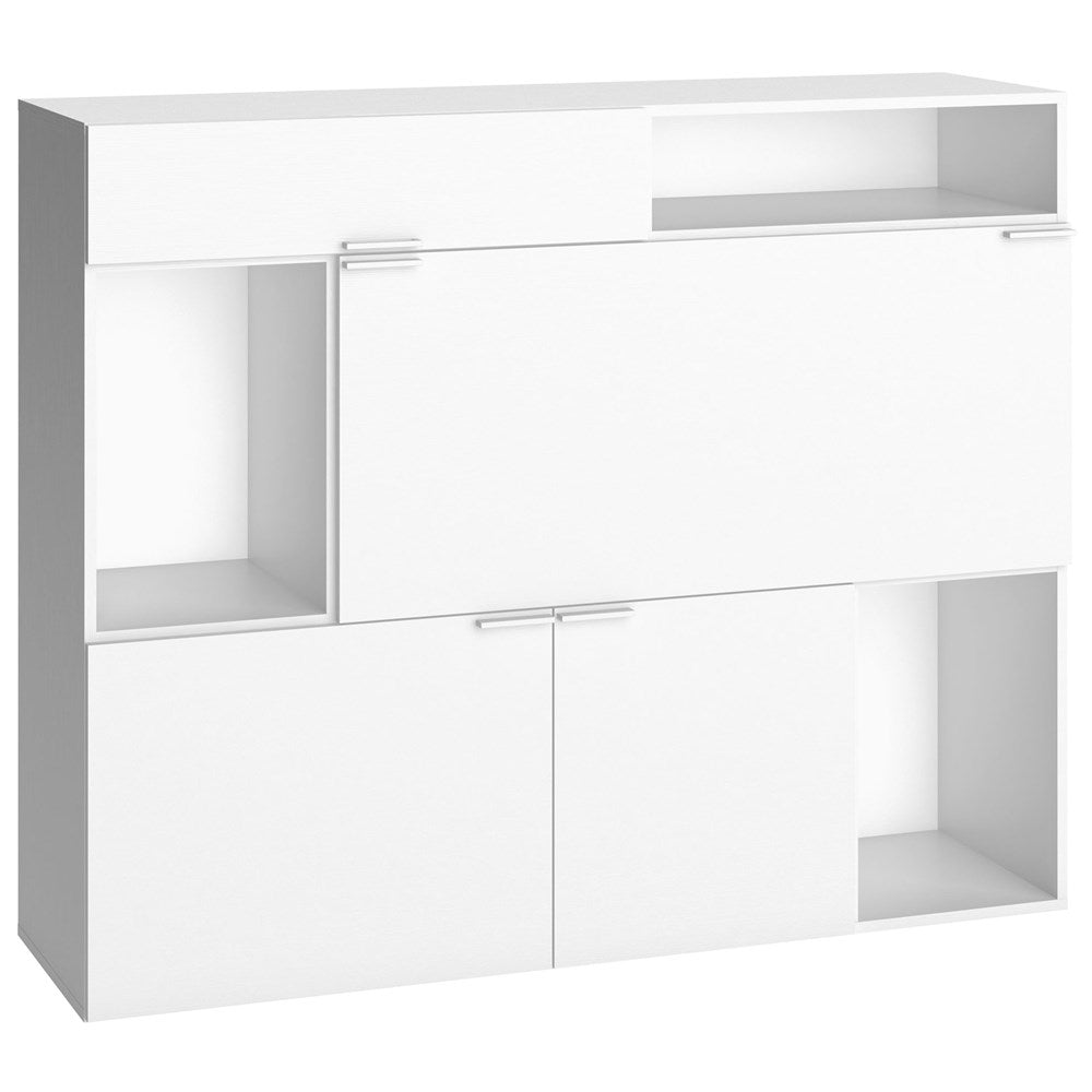 VOX 4 You Storage Cabinet with 2 Cupboards & Drawer - White