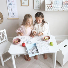 Load image into Gallery viewer, Cam Cam Copenhagen Harlequin Kids Storage Bench - White
