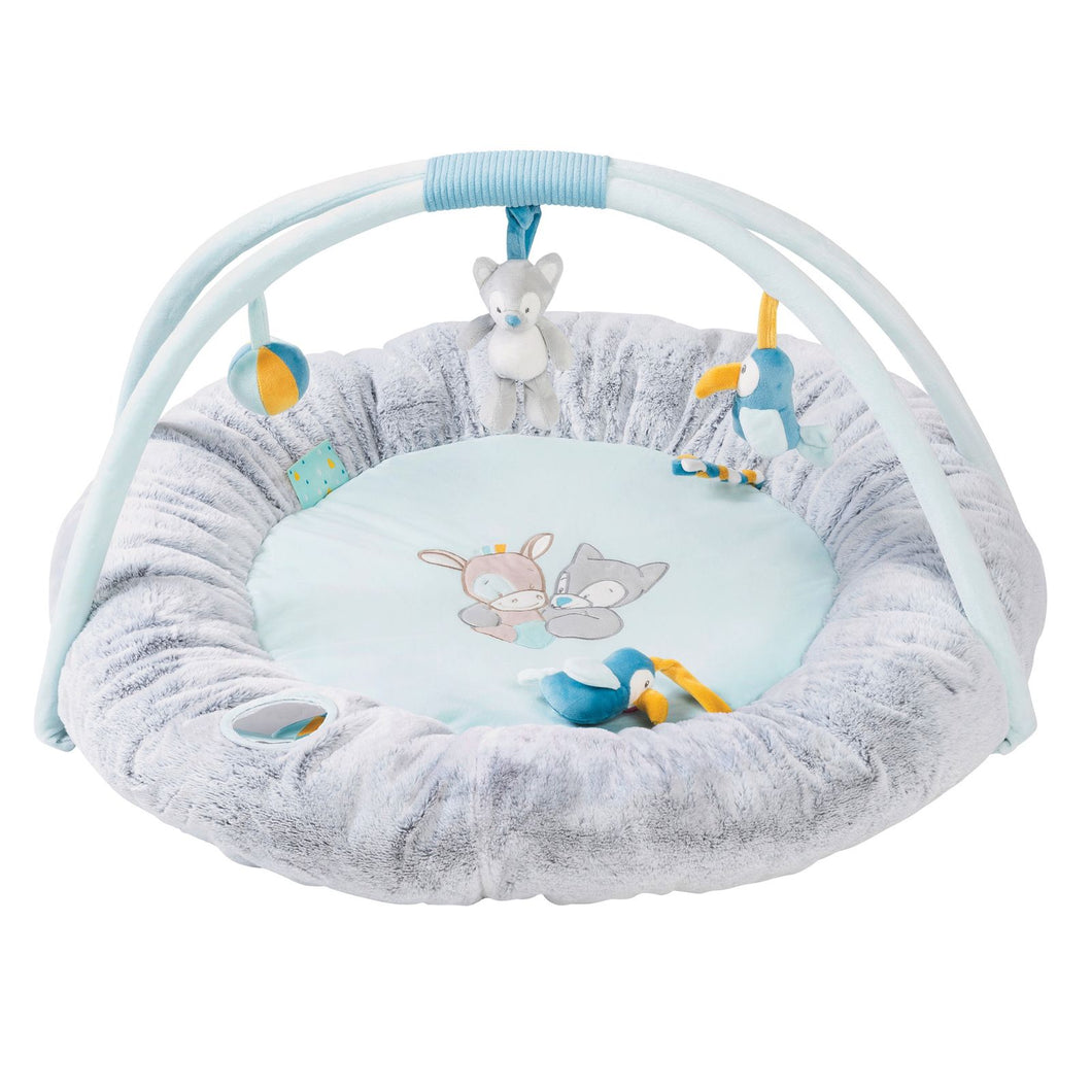Nattou Tim and Tiloo Stuffed Play Mat with Arches