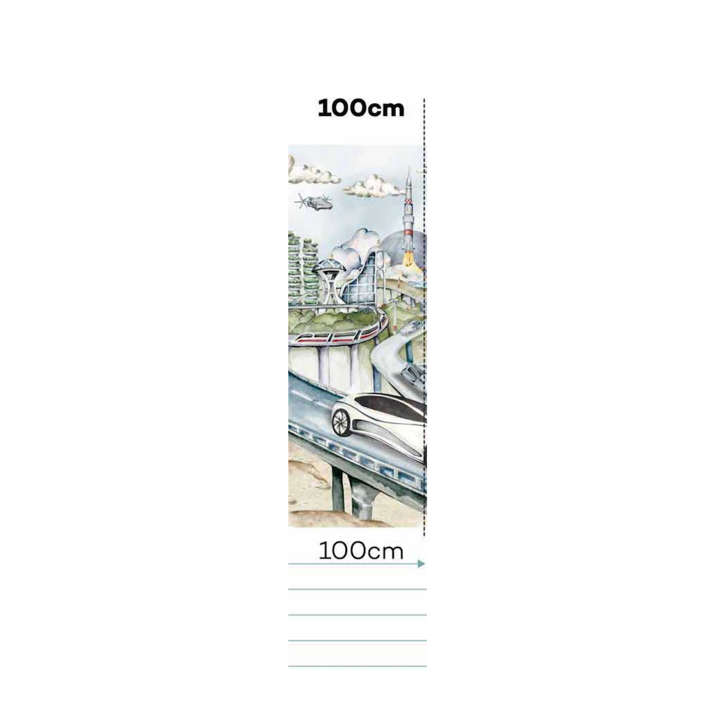 DEKORNIK WALLPAPER - Industrial Evolution  / From Future to Past - 100cm - H: 280