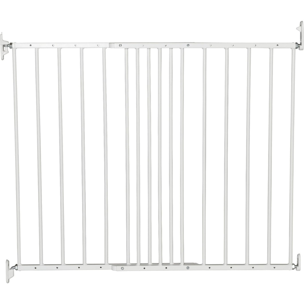 BabyDan Liva Wall Mounted Gate - White Metal