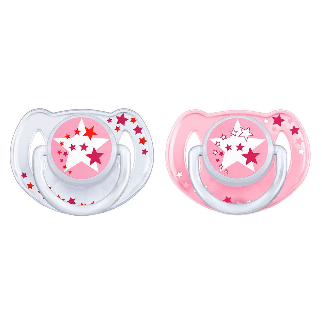 Avent Night Time Soother - Pink