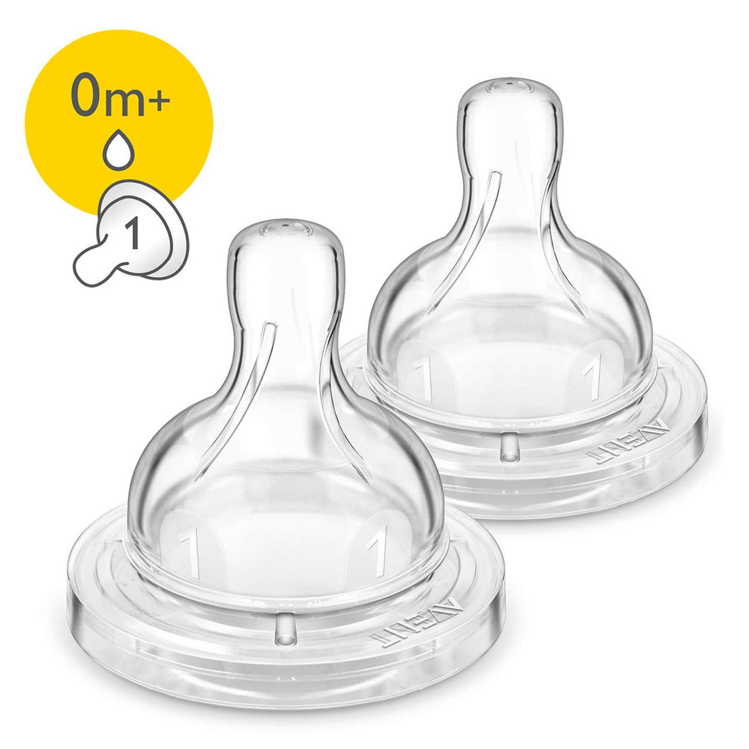 Avent Anti Colic Silicone Teats 2 pack