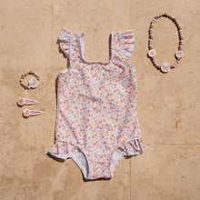 Load image into Gallery viewer, Little Dutch Bath Suit Ruffles - Summer Flowers
