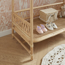 Load image into Gallery viewer, Cuddleco Aria 2 Piece Set With Crib &amp; Clothes Rail - Rattan
