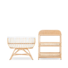 Load image into Gallery viewer, Cuddleco Aria 2 Piece Set With Crib &amp; Changer - Rattan
