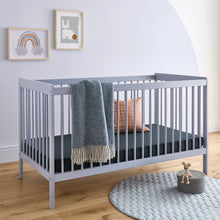Load image into Gallery viewer, Cuddleco Nola Cot Bed - Flint Blue
