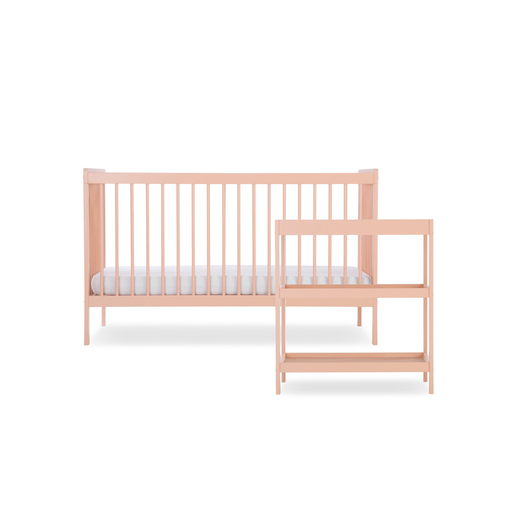 Cuddleco Nola 2 Piece Nursery Furniture Set - Soft Blush Pink