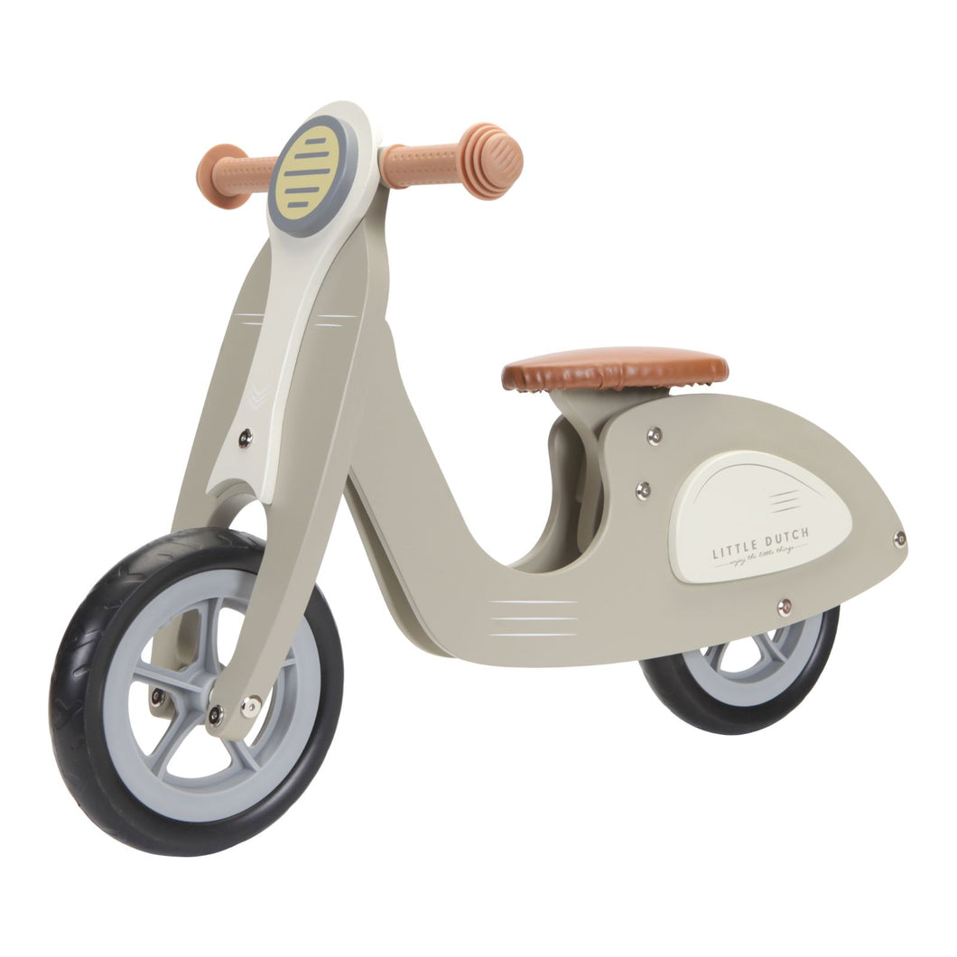 Little Dutch Balance Bike Scooter - Olive