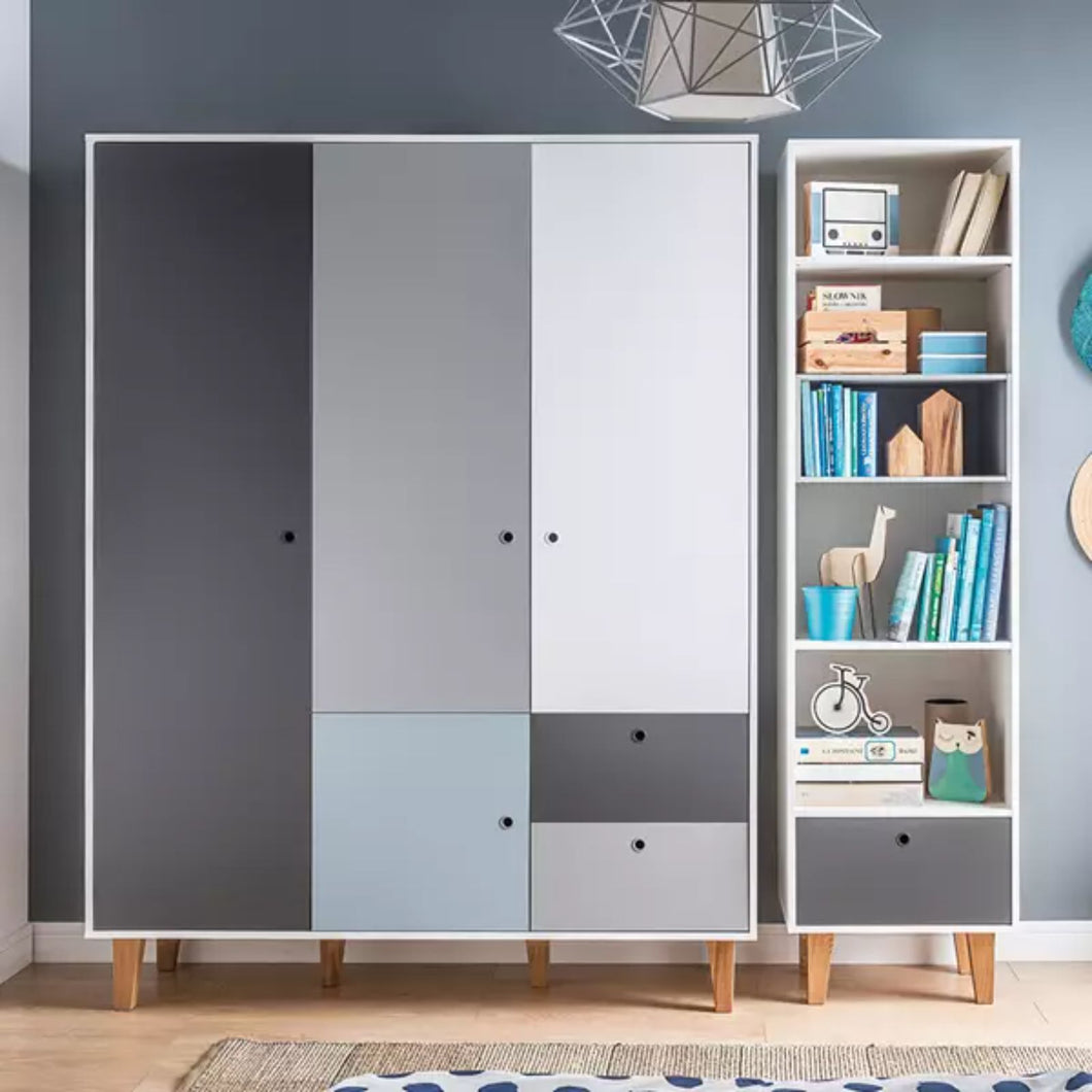 VOX Concept 3 Door Wardrobe (Available in 6 colours)