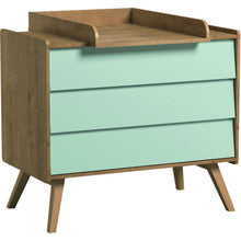 Load image into Gallery viewer, VOX Vintage 2 Piece Cot Nursery Furniture Set in a Choice of Oak or 5 Pastel Colours

