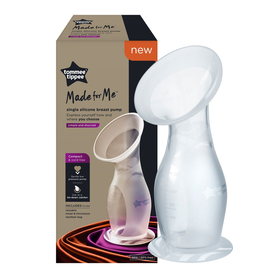 Tommee Tippee Made for Me Silicone 2-in-1 Breast Pump