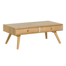 Load image into Gallery viewer, VOX Nature Wooden Coffee Table - White &amp; Oak Effect
