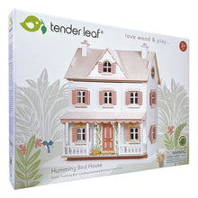 Load image into Gallery viewer, Wooden Tender Leaf Hummingbird House
