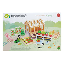 Load image into Gallery viewer, Wooden Tender Leaf Greenhouse and Garden Set
