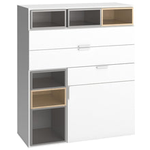 Load image into Gallery viewer, VOX 4 You Sideboard with 3 Drawers &amp; Cupboard - White
