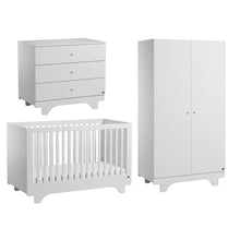 Load image into Gallery viewer, VOX Playwood Cot Bed 3 Piece Nursery Furniture Set
