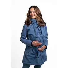Load image into Gallery viewer, Wombat &amp; Co Wombat Shell Baby Wearing Coat - Light Blue
