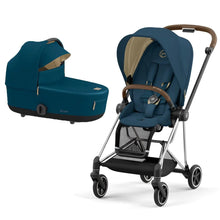 Load image into Gallery viewer, CYBEX MIOS Pushchair - Chrome Brown/Mountain Blue
