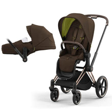 Load image into Gallery viewer, CYBEX PRIAM Pushchair - Rose Gold/Khaki Green
