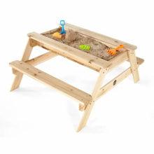 Load image into Gallery viewer, Plum Wooden Sand &amp; Picnic Table
