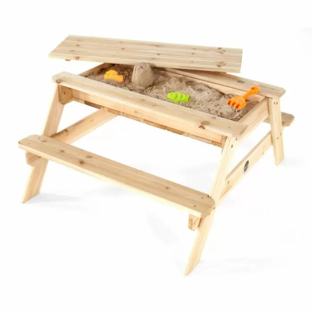 Plum Wooden Sand & Picnic Table