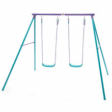 Load image into Gallery viewer, Plum Sedna Double Swing Set - Purple/Teal
