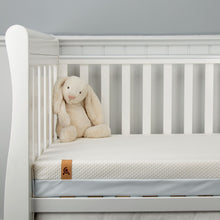 Load image into Gallery viewer, Cuddleco Lullaby Hypo Allergenic Bamboo Foam Cot Mattress
