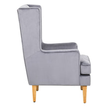 Load image into Gallery viewer, Convertible Nursing Rocking Chair - Midnight Grey Natural legs
