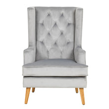 Load image into Gallery viewer, Convertible Nursing Rocking Chair - Quiet Grey Natural Legs
