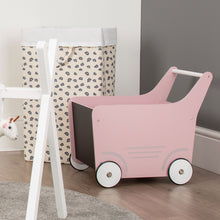 Load image into Gallery viewer, Childhome Wooden Stroller - Soft Pink
